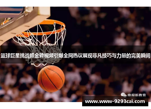 篮球巨星挑战抓金砖视频引爆全网热议展现非凡技巧与力量的完美瞬间